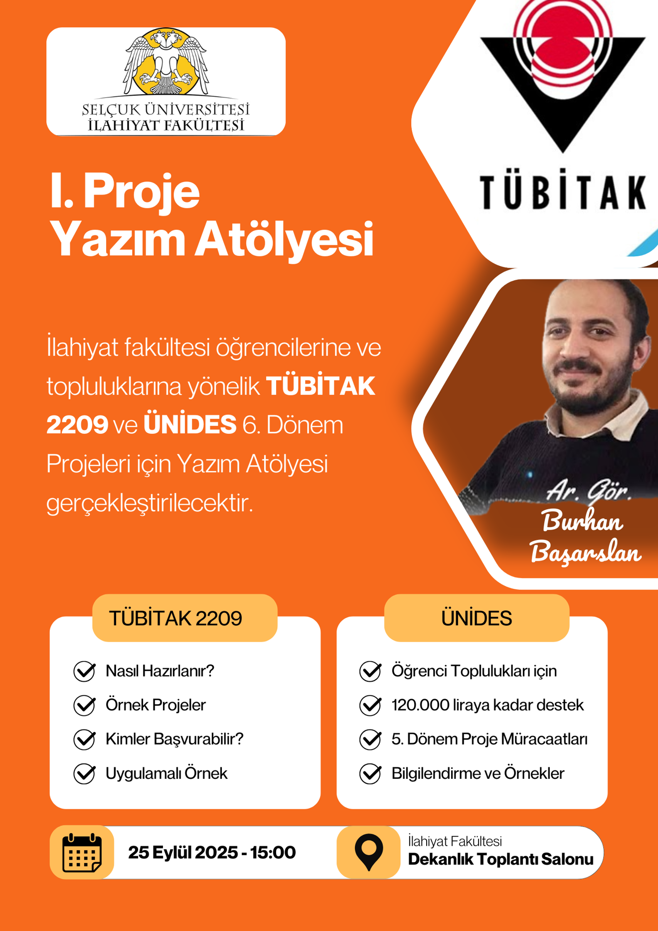 İlahiyat Fakültesinde I. Proje Yazım Atölyesi Gerçekleştirildi
